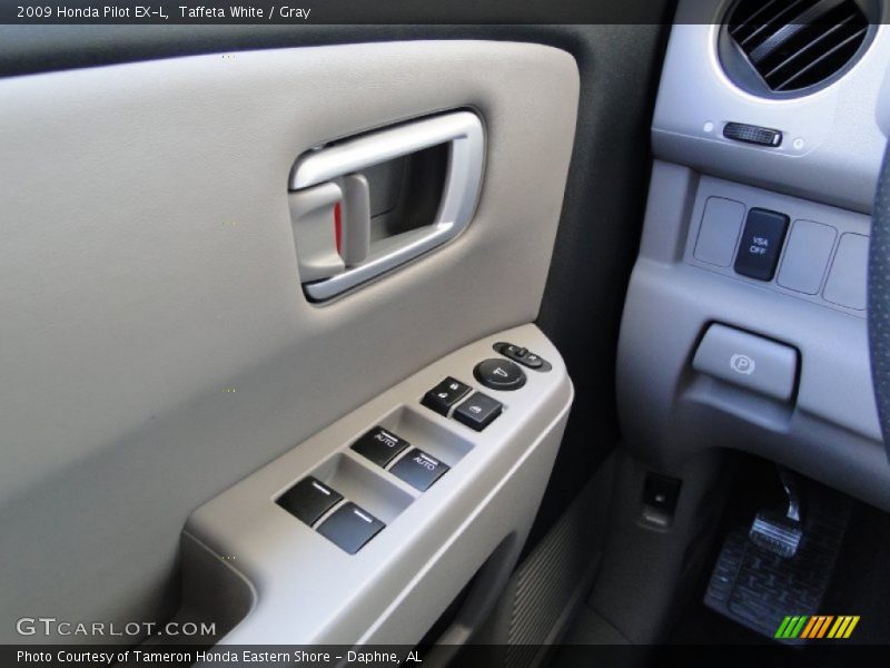 Taffeta White / Gray 2009 Honda Pilot EX-L