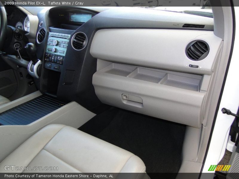 Taffeta White / Gray 2009 Honda Pilot EX-L