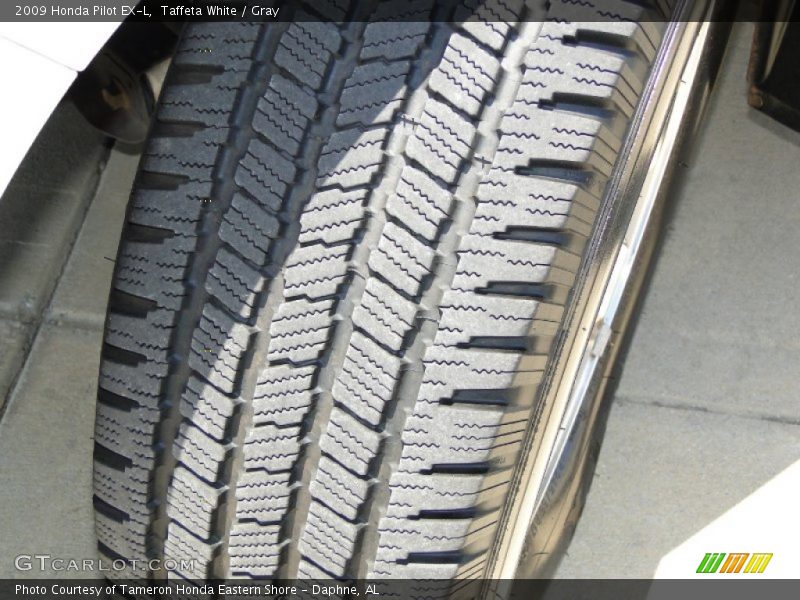 Taffeta White / Gray 2009 Honda Pilot EX-L