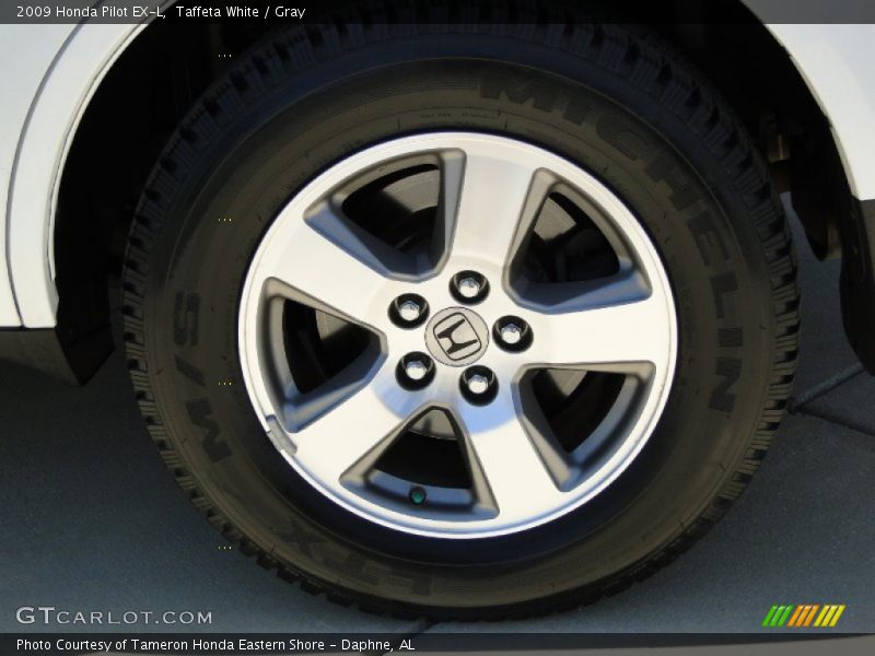 Taffeta White / Gray 2009 Honda Pilot EX-L