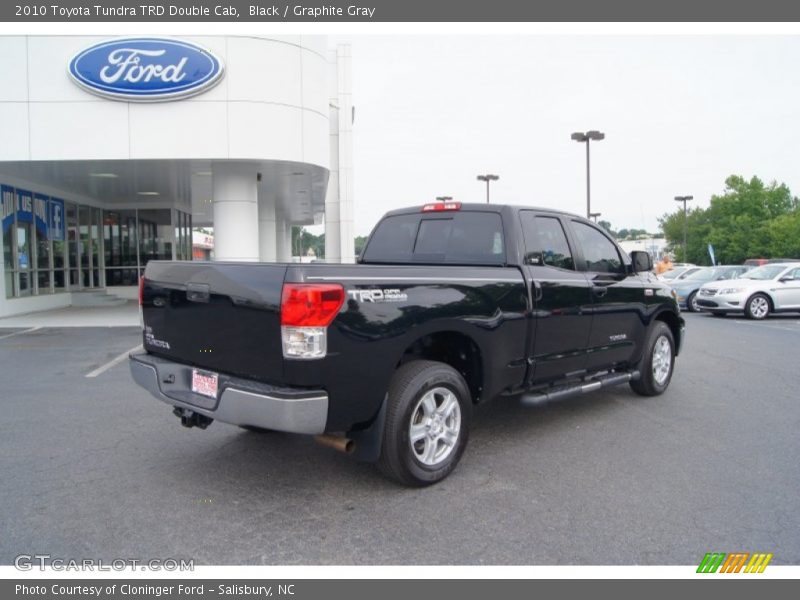 Black / Graphite Gray 2010 Toyota Tundra TRD Double Cab