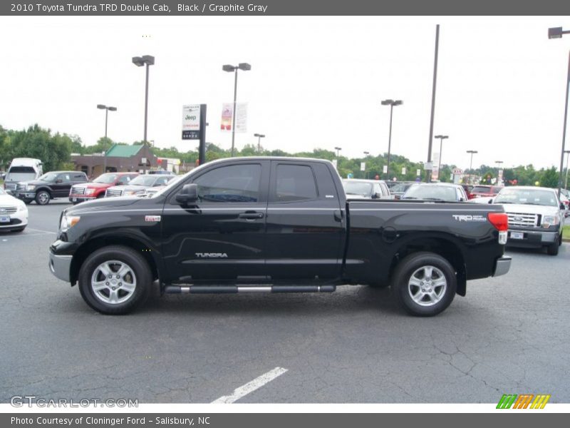 Black / Graphite Gray 2010 Toyota Tundra TRD Double Cab