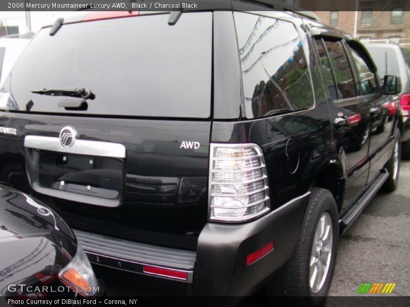 Black / Charcoal Black 2006 Mercury Mountaineer Luxury AWD