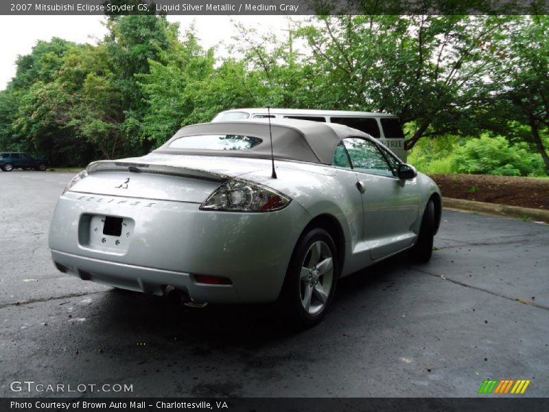 Liquid Silver Metallic / Medium Gray 2007 Mitsubishi Eclipse Spyder GS