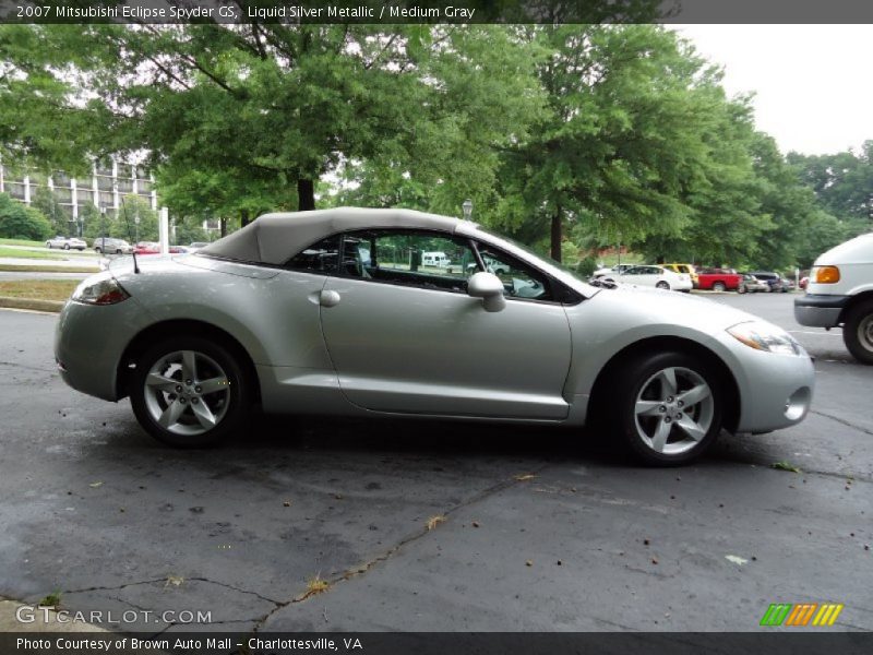 Liquid Silver Metallic / Medium Gray 2007 Mitsubishi Eclipse Spyder GS