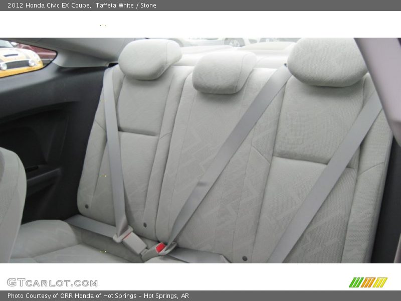 Taffeta White / Stone 2012 Honda Civic EX Coupe