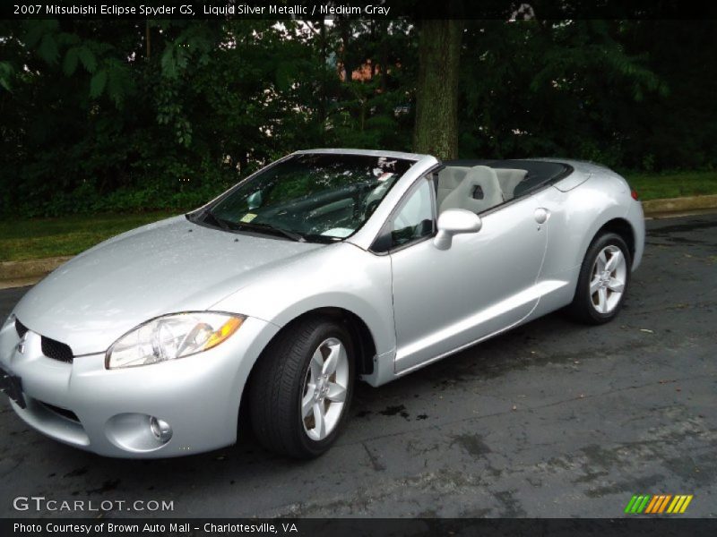 Liquid Silver Metallic / Medium Gray 2007 Mitsubishi Eclipse Spyder GS