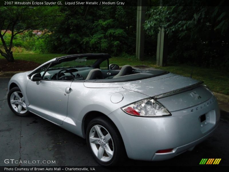 Liquid Silver Metallic / Medium Gray 2007 Mitsubishi Eclipse Spyder GS
