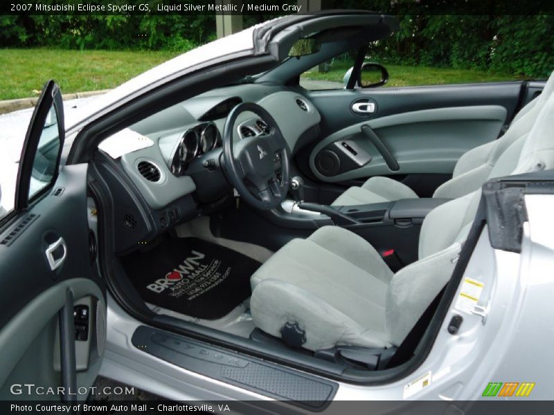 Liquid Silver Metallic / Medium Gray 2007 Mitsubishi Eclipse Spyder GS