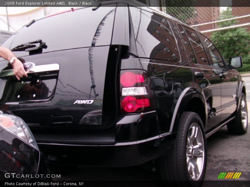 Black / Black 2008 Ford Explorer Limited AWD