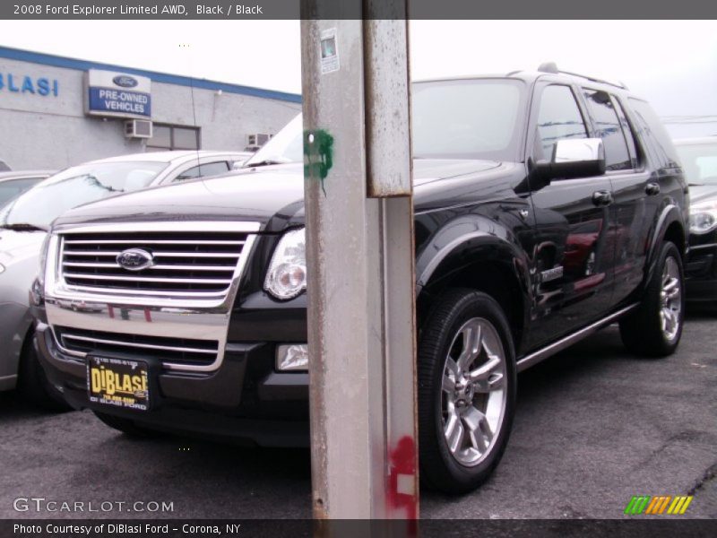 Black / Black 2008 Ford Explorer Limited AWD
