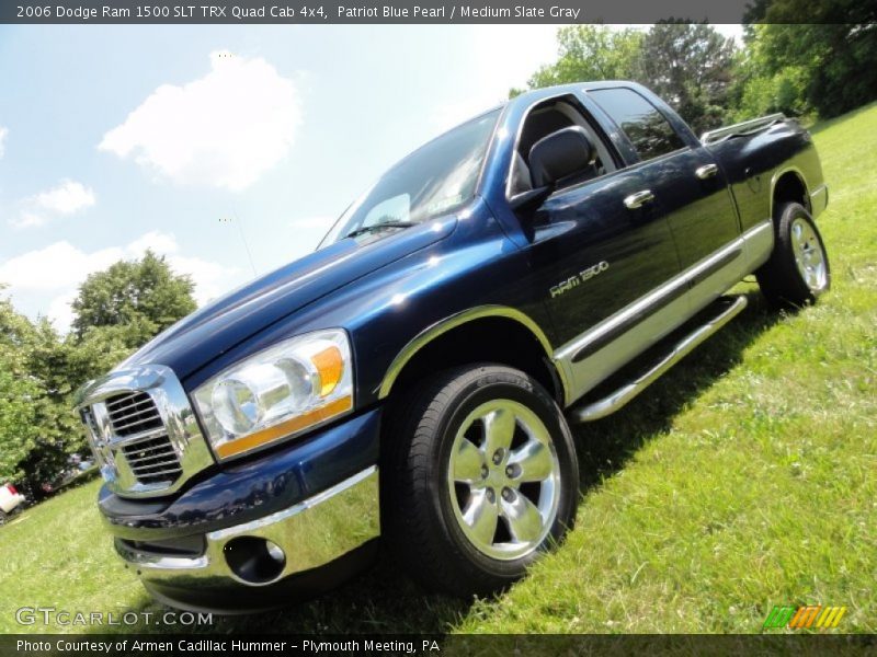 Patriot Blue Pearl / Medium Slate Gray 2006 Dodge Ram 1500 SLT TRX Quad Cab 4x4