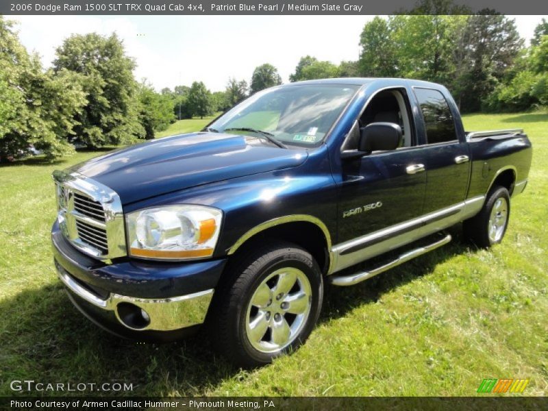 Patriot Blue Pearl / Medium Slate Gray 2006 Dodge Ram 1500 SLT TRX Quad Cab 4x4