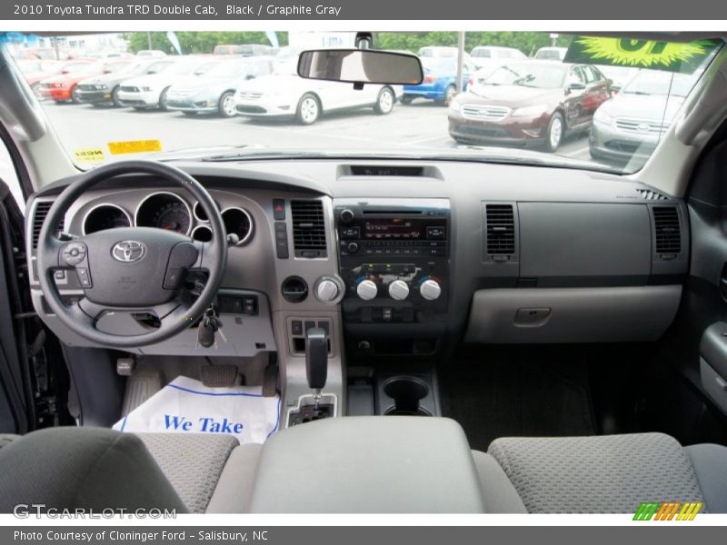 Black / Graphite Gray 2010 Toyota Tundra TRD Double Cab