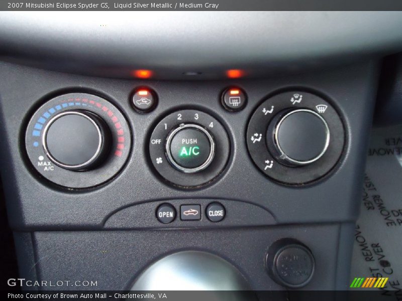 Liquid Silver Metallic / Medium Gray 2007 Mitsubishi Eclipse Spyder GS