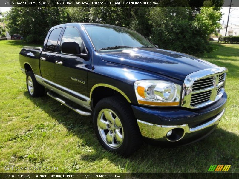 Patriot Blue Pearl / Medium Slate Gray 2006 Dodge Ram 1500 SLT TRX Quad Cab 4x4