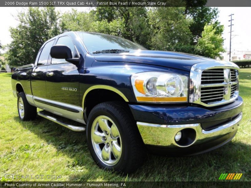 Patriot Blue Pearl / Medium Slate Gray 2006 Dodge Ram 1500 SLT TRX Quad Cab 4x4