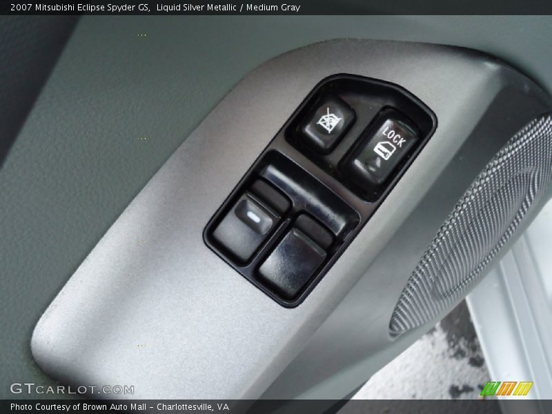 Liquid Silver Metallic / Medium Gray 2007 Mitsubishi Eclipse Spyder GS