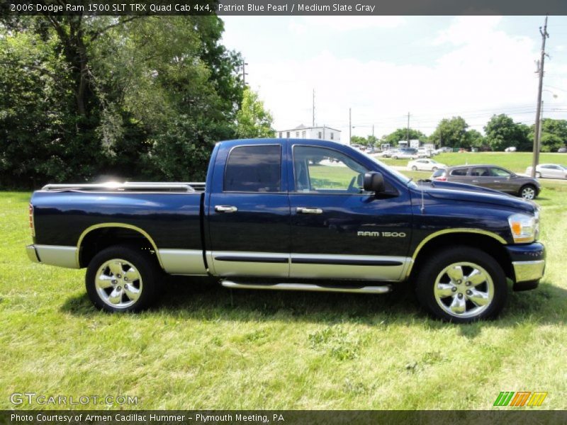 Patriot Blue Pearl / Medium Slate Gray 2006 Dodge Ram 1500 SLT TRX Quad Cab 4x4