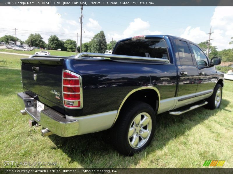 Patriot Blue Pearl / Medium Slate Gray 2006 Dodge Ram 1500 SLT TRX Quad Cab 4x4