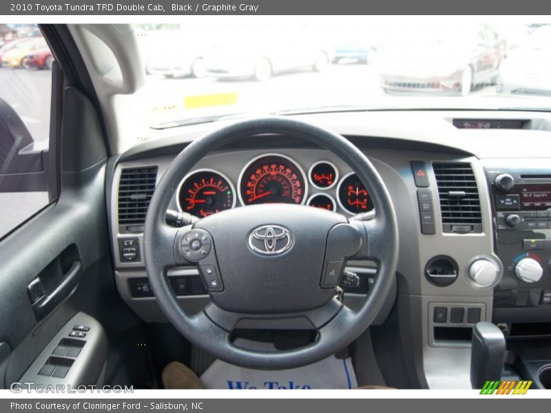 Black / Graphite Gray 2010 Toyota Tundra TRD Double Cab