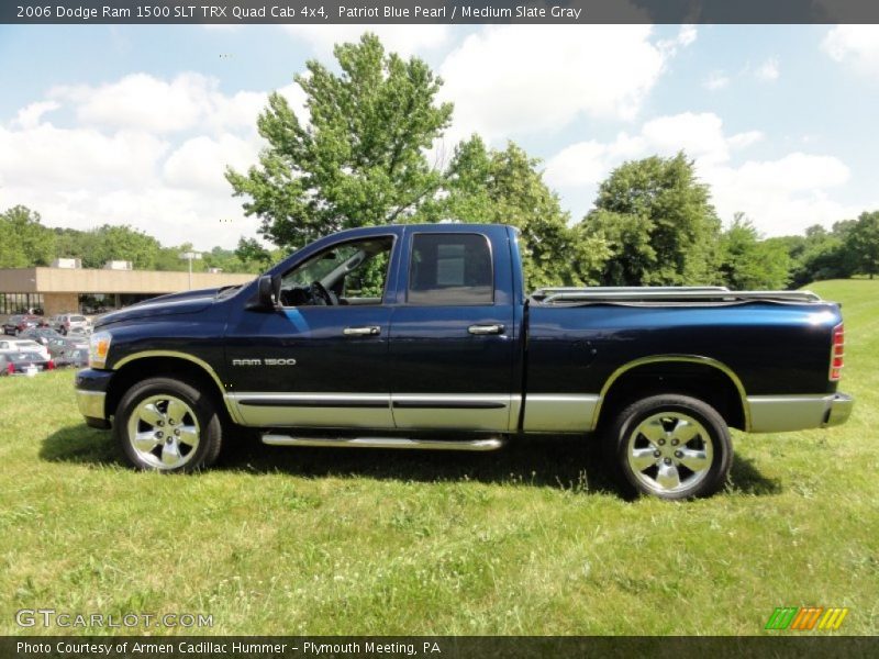 Patriot Blue Pearl / Medium Slate Gray 2006 Dodge Ram 1500 SLT TRX Quad Cab 4x4