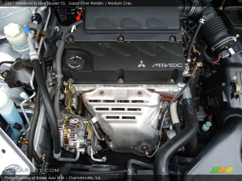 Liquid Silver Metallic / Medium Gray 2007 Mitsubishi Eclipse Spyder GS