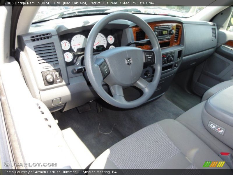 Patriot Blue Pearl / Medium Slate Gray 2006 Dodge Ram 1500 SLT TRX Quad Cab 4x4