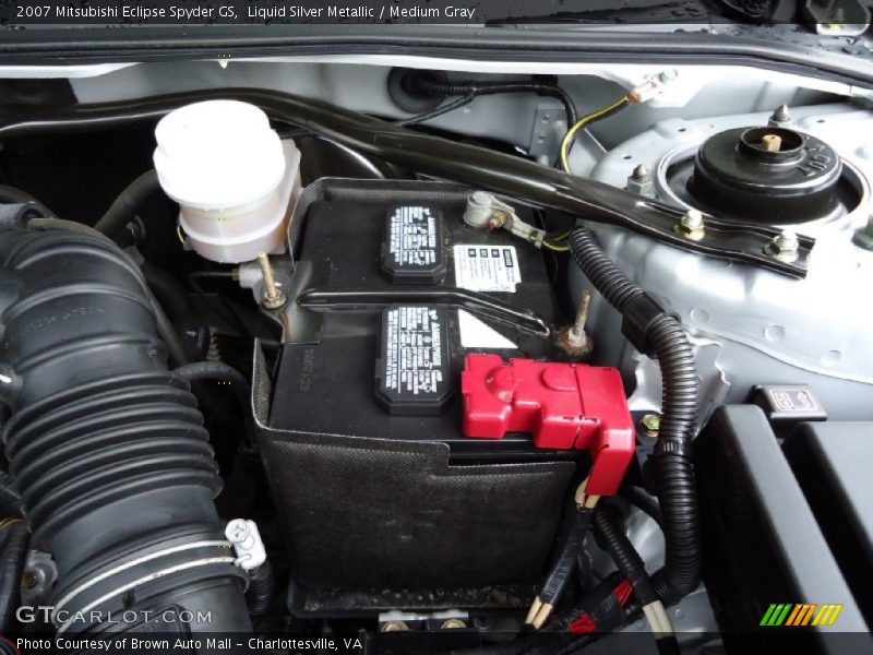 Liquid Silver Metallic / Medium Gray 2007 Mitsubishi Eclipse Spyder GS