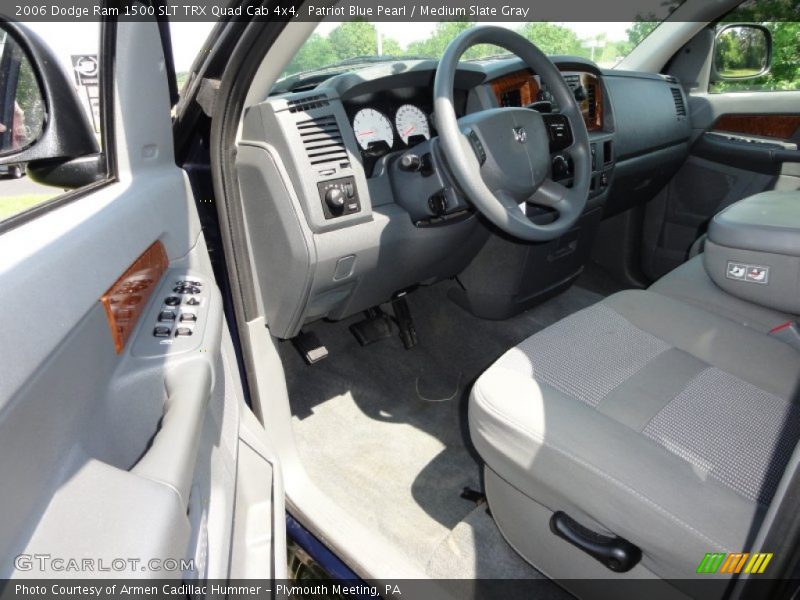 Patriot Blue Pearl / Medium Slate Gray 2006 Dodge Ram 1500 SLT TRX Quad Cab 4x4