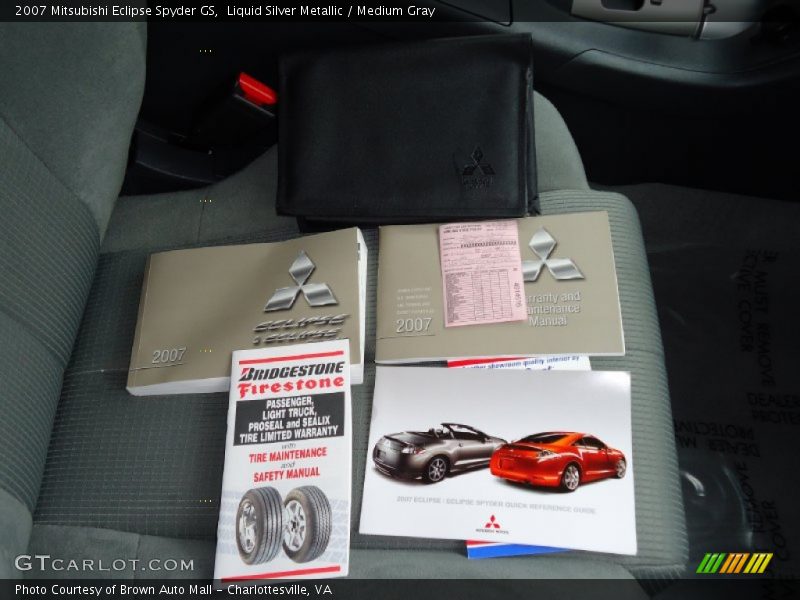 Liquid Silver Metallic / Medium Gray 2007 Mitsubishi Eclipse Spyder GS