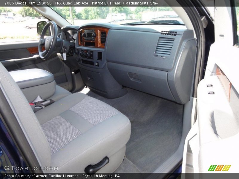 Patriot Blue Pearl / Medium Slate Gray 2006 Dodge Ram 1500 SLT TRX Quad Cab 4x4