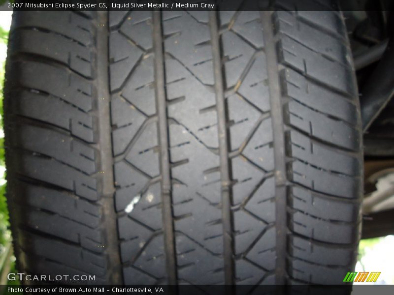 Liquid Silver Metallic / Medium Gray 2007 Mitsubishi Eclipse Spyder GS