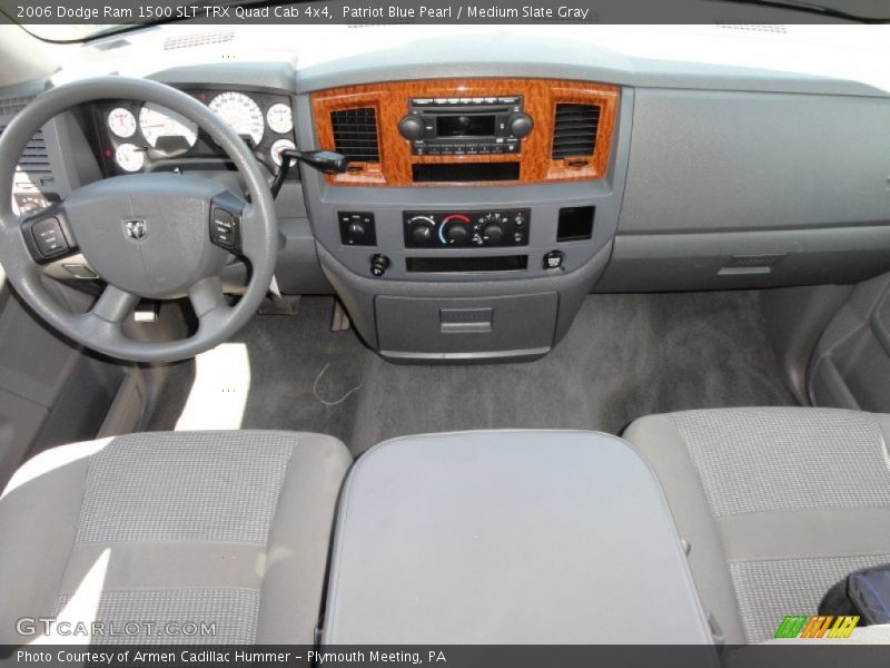 Patriot Blue Pearl / Medium Slate Gray 2006 Dodge Ram 1500 SLT TRX Quad Cab 4x4