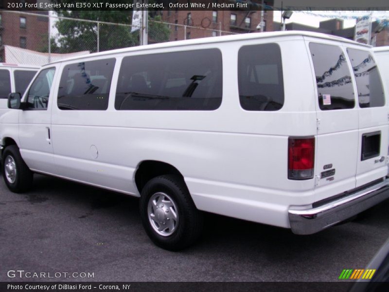 Oxford White / Medium Flint 2010 Ford E Series Van E350 XLT Passenger Extended