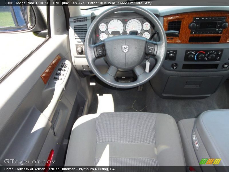 Patriot Blue Pearl / Medium Slate Gray 2006 Dodge Ram 1500 SLT TRX Quad Cab 4x4