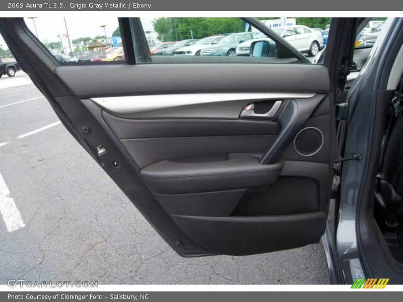 Grigio Gray Metallic / Ebony 2009 Acura TL 3.5