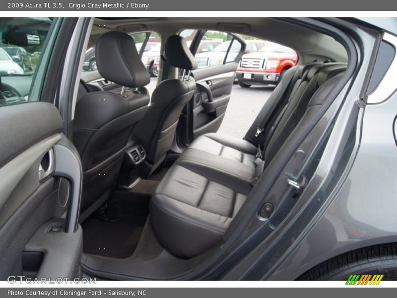 Grigio Gray Metallic / Ebony 2009 Acura TL 3.5