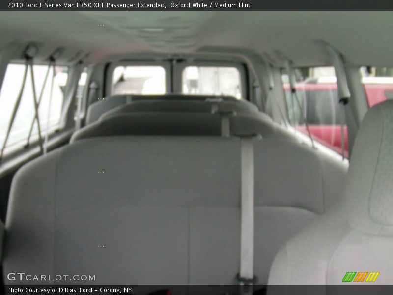 Oxford White / Medium Flint 2010 Ford E Series Van E350 XLT Passenger Extended