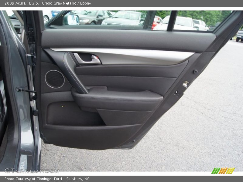 Grigio Gray Metallic / Ebony 2009 Acura TL 3.5