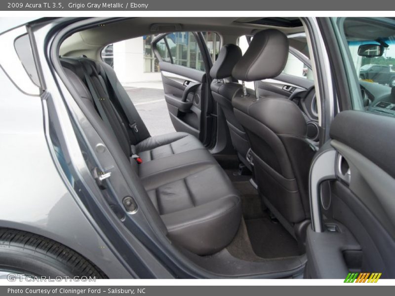 Grigio Gray Metallic / Ebony 2009 Acura TL 3.5