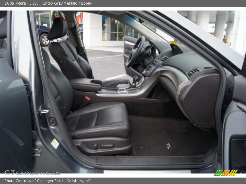 Grigio Gray Metallic / Ebony 2009 Acura TL 3.5