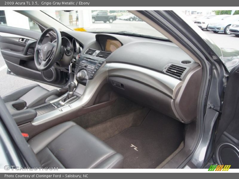 Grigio Gray Metallic / Ebony 2009 Acura TL 3.5