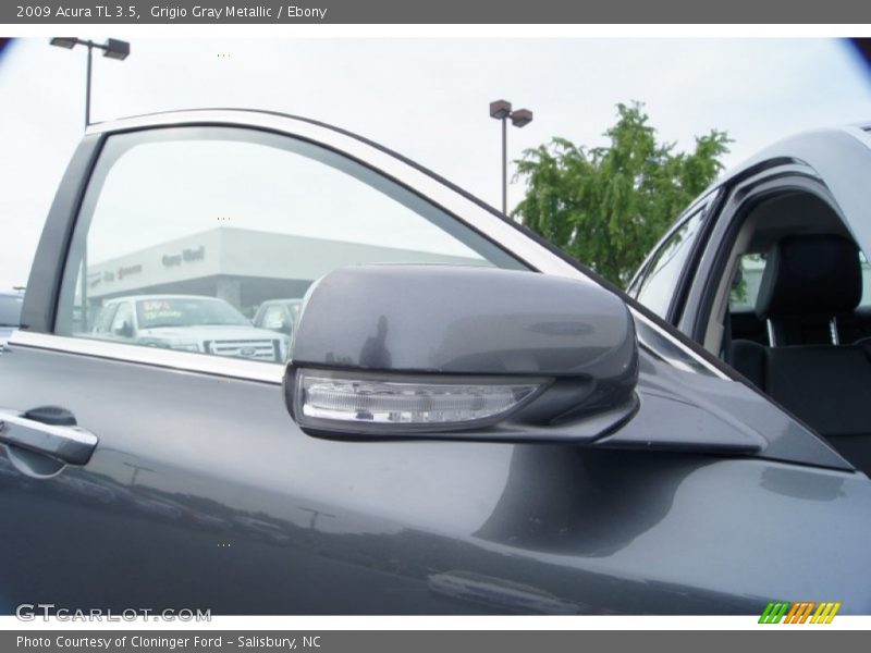 Grigio Gray Metallic / Ebony 2009 Acura TL 3.5