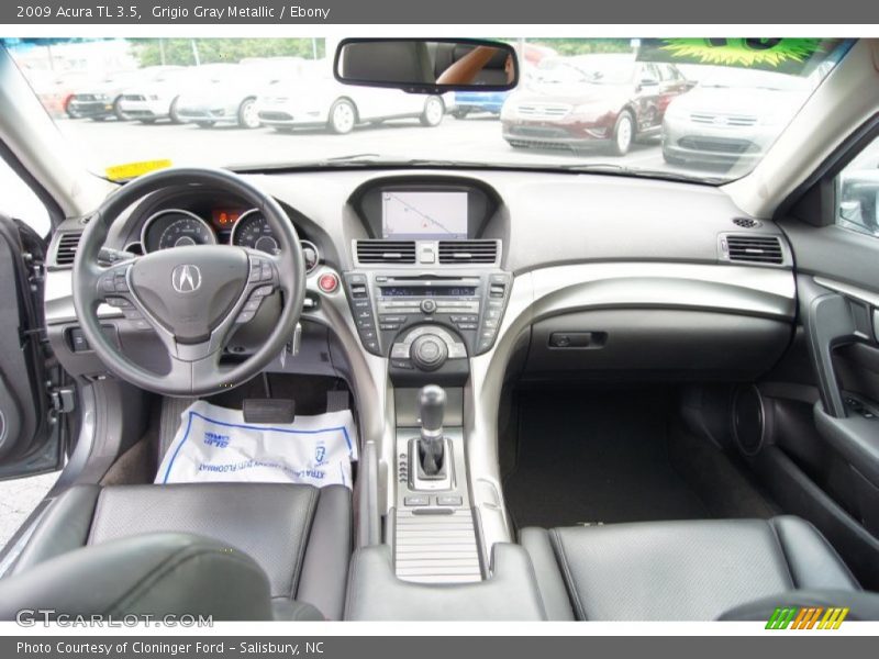Grigio Gray Metallic / Ebony 2009 Acura TL 3.5