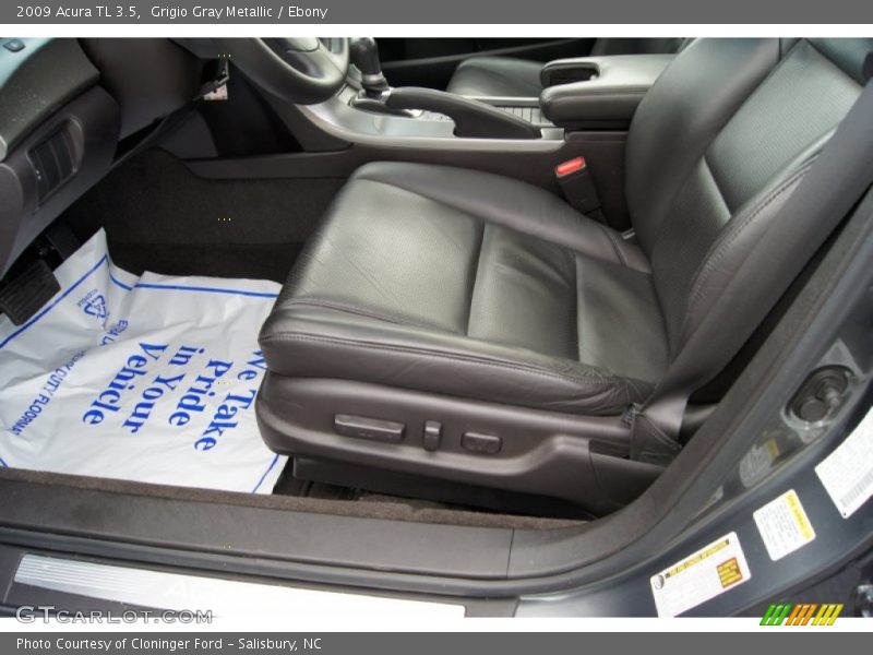 Grigio Gray Metallic / Ebony 2009 Acura TL 3.5