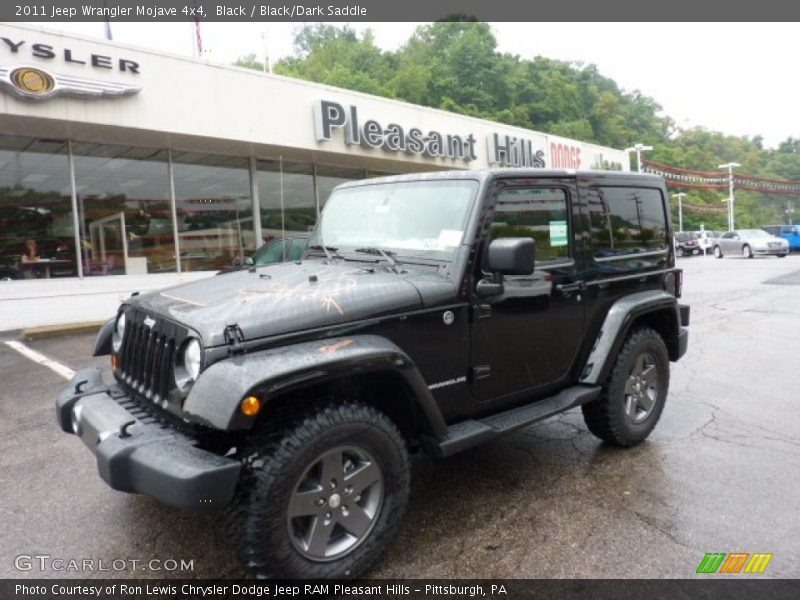 Black / Black/Dark Saddle 2011 Jeep Wrangler Mojave 4x4