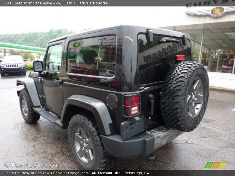 Black / Black/Dark Saddle 2011 Jeep Wrangler Mojave 4x4