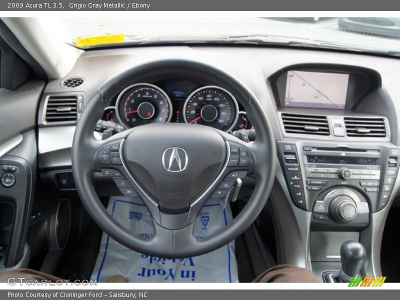 Grigio Gray Metallic / Ebony 2009 Acura TL 3.5