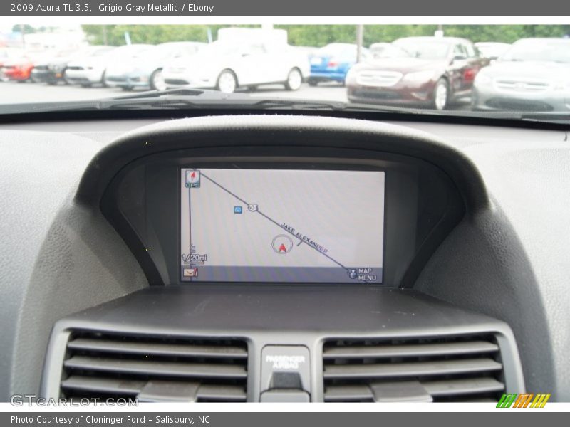 Grigio Gray Metallic / Ebony 2009 Acura TL 3.5